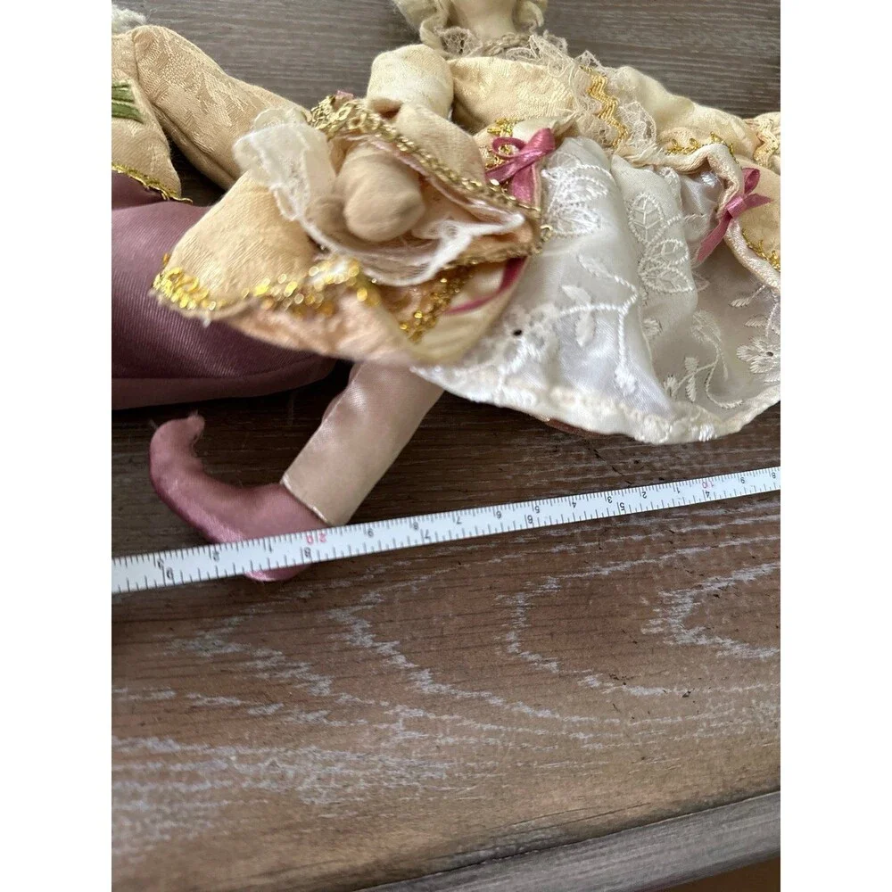 Wayne Kelsi Monkey Porcelain Face Victorian Man and Woman Doll